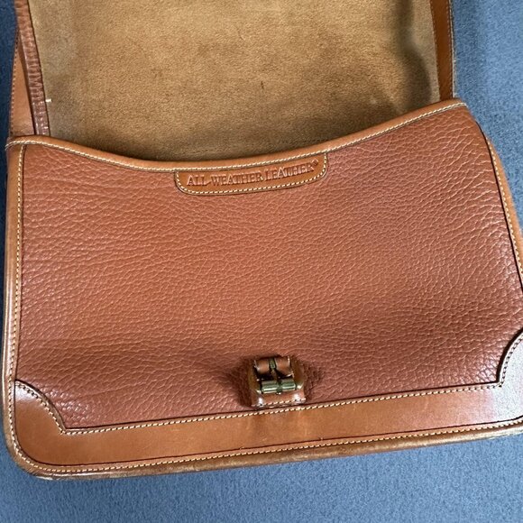 Vintage Dooney & Bourke All Weather Leather Shoulder Crossbody Bag USA 11x8 Inch - Picture 7 of 15
